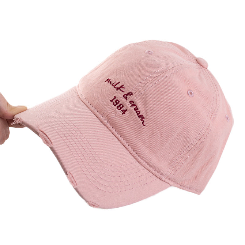 Wholesale Baseball Cap Simple Face Shown Small Wide-brimmed Soft-top Hat